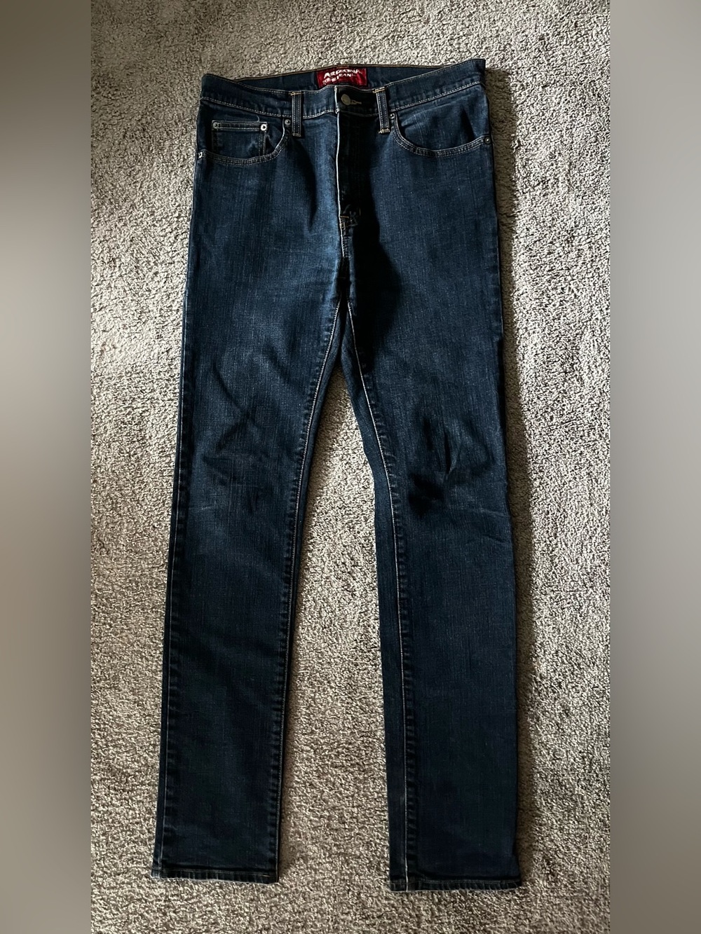 Dark Wash Slim Straight Jeans - Men’s 32x36
